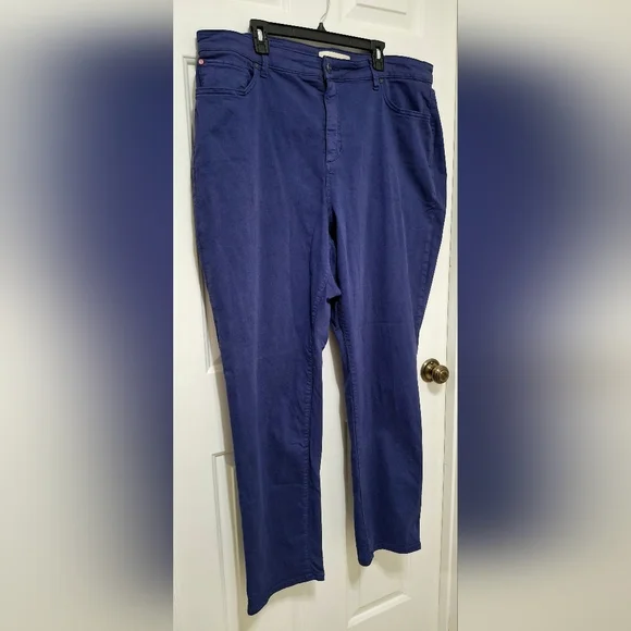 Slink Women's Plus Size Curvy High Rise Stretch Purple Denim Jeans Size 22 - Picture 13 of 13